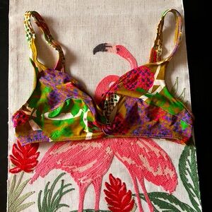 💠VINTAGE💠 Boho Bikini Top 💜🦋🌴